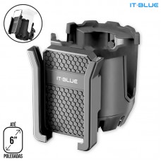 Suporte Celular e Garrafa para Bike LE-122 It Blue - Preto